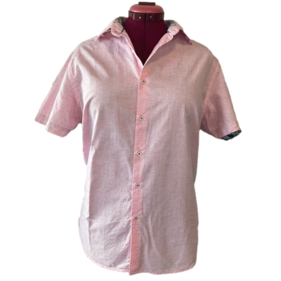 Denim & Flower Ricky Singh Pink Unisex Shirt - Size  Medium - Picture 2 of 4